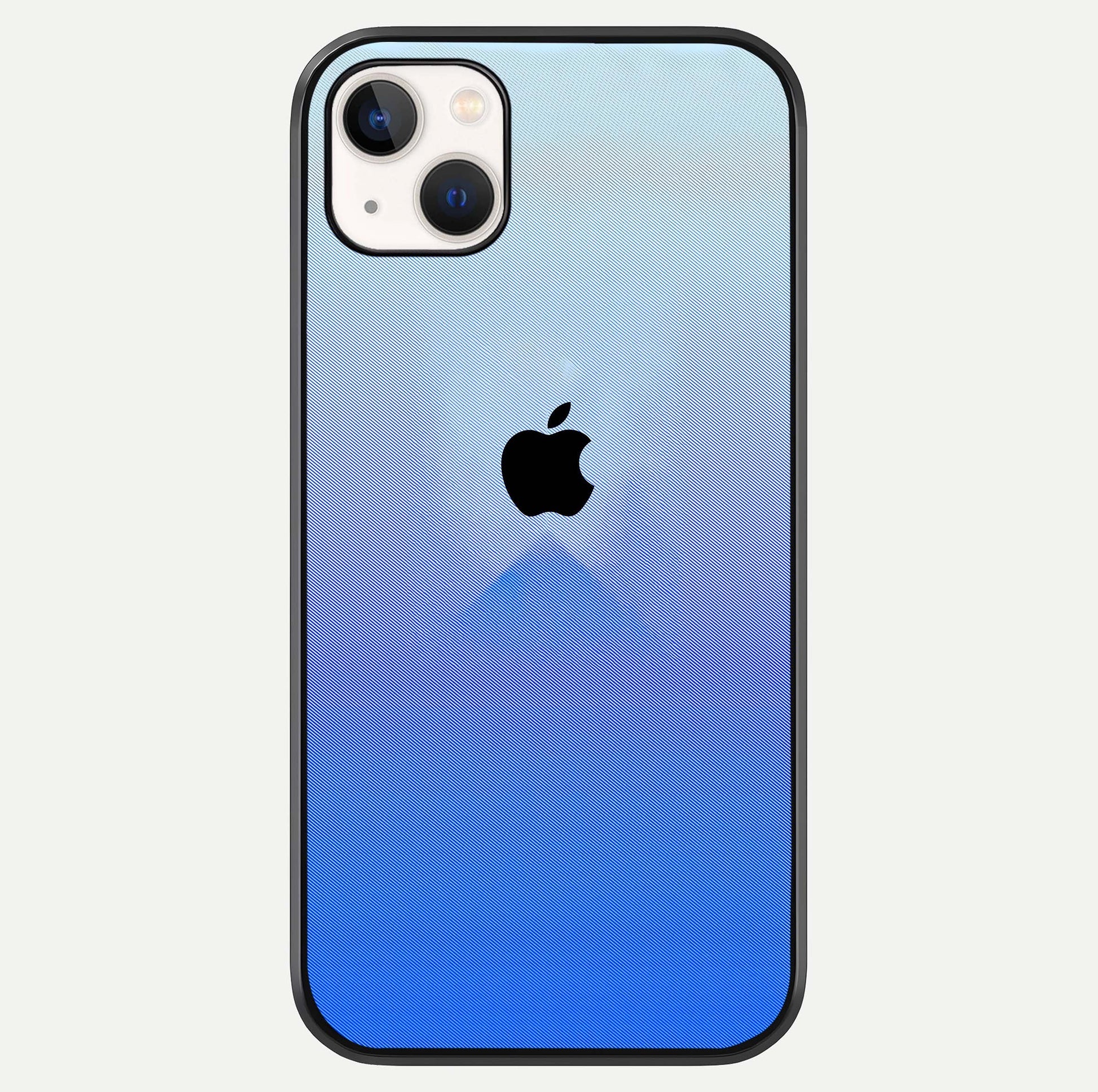 Gradient Apple Vibe Glass Case For iPhone 14 Plus by Custom World