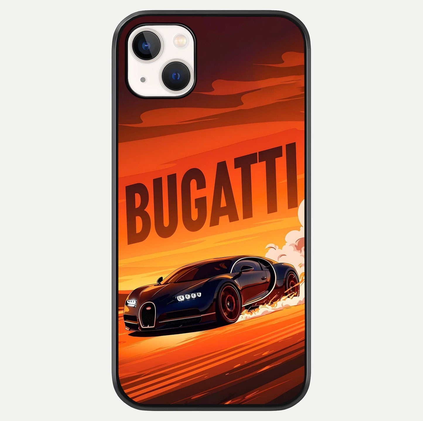Inferno Bugatti Storm Glass Case For iPhone 14 Plus by Custom World