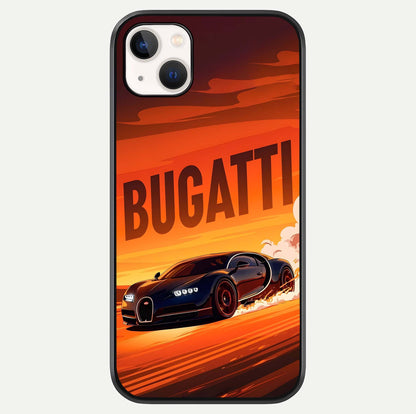 Inferno Bugatti Storm Glass Case For iPhone 14 Plus by Custom World