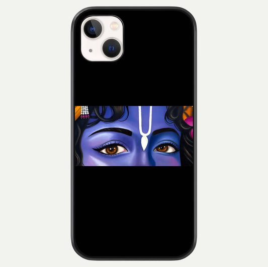 Krishna Eye Glass Case For iPhone 14 Plus by Custom World
