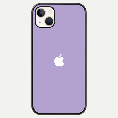 Lavender Soft Minimal Glass Case For iPhone 14 Plus by Custom World