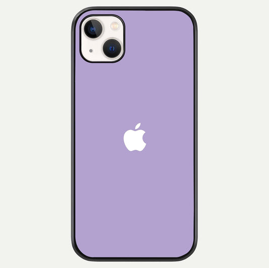 Lavender Soft Minimal Glass Case For iPhone 14 Plus by Custom World