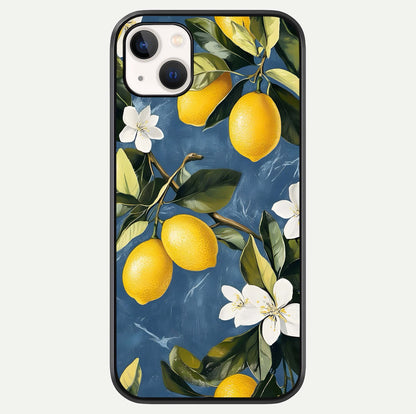 Lemon Dream Garden Glass Case For iPhone 14 Plus by Custom World