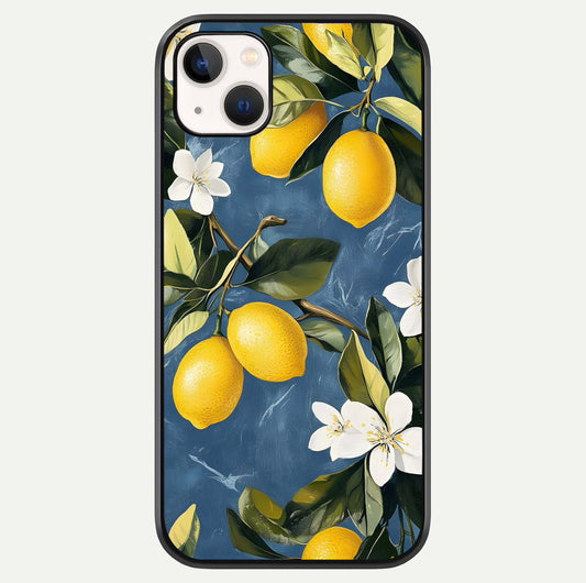 Lemon Dream Garden Glass Case For iPhone 14 Plus by Custom World