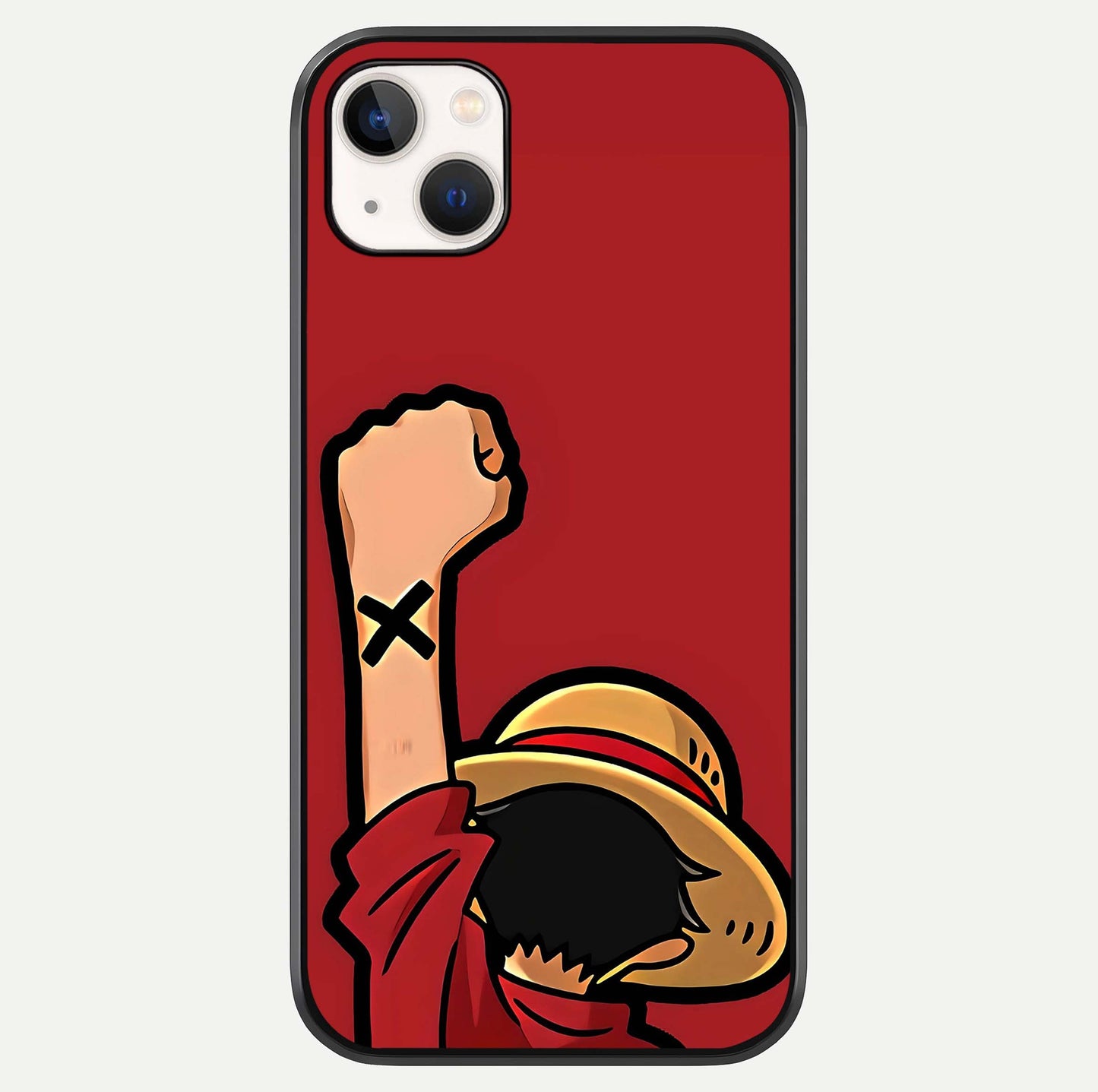 Luffy X Spirit Glass Case For iPhone 14 Plus by Custom World