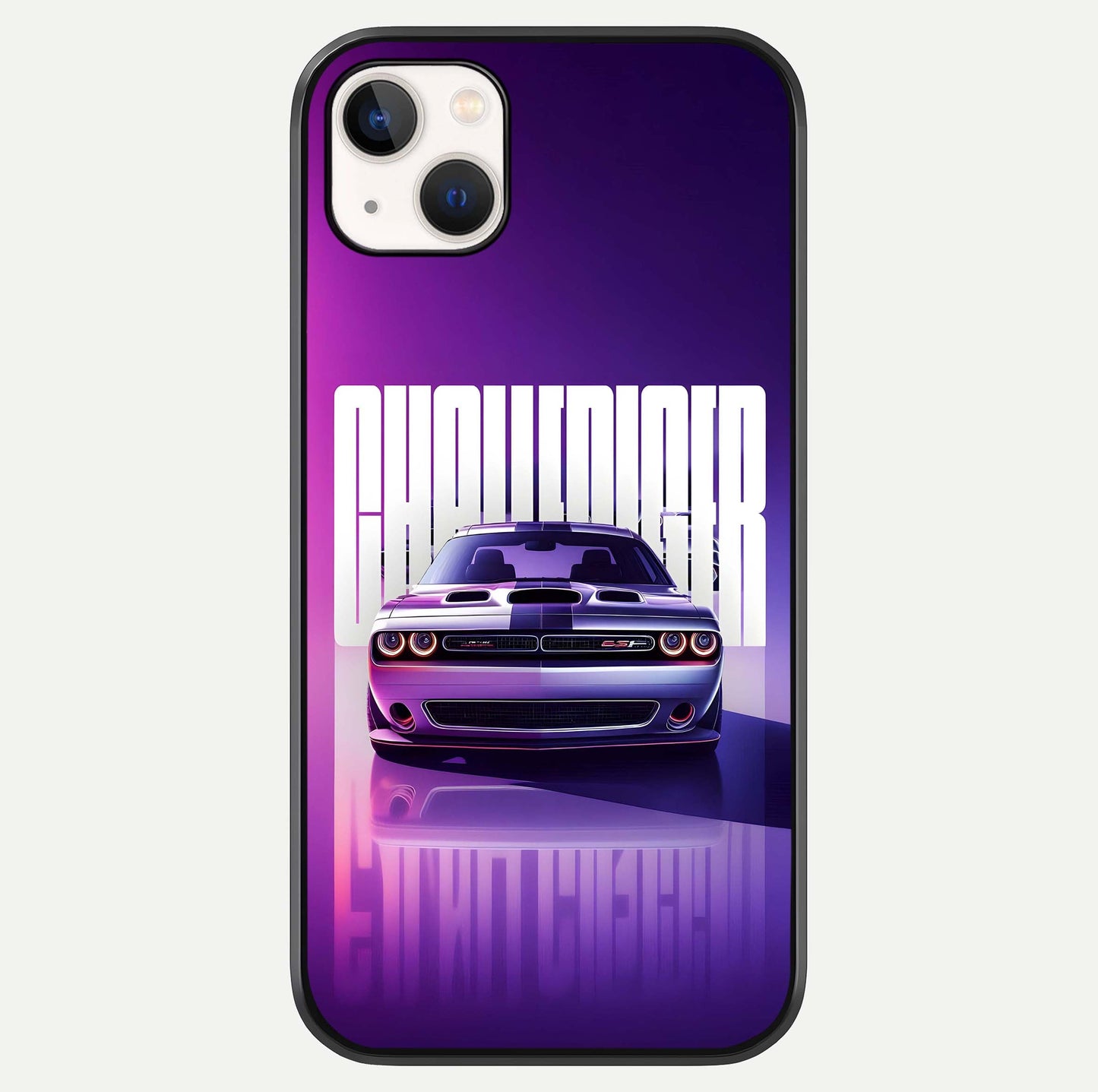 Midnight Muscle Ride Glass Case For iPhone 14 Plus by Custom World