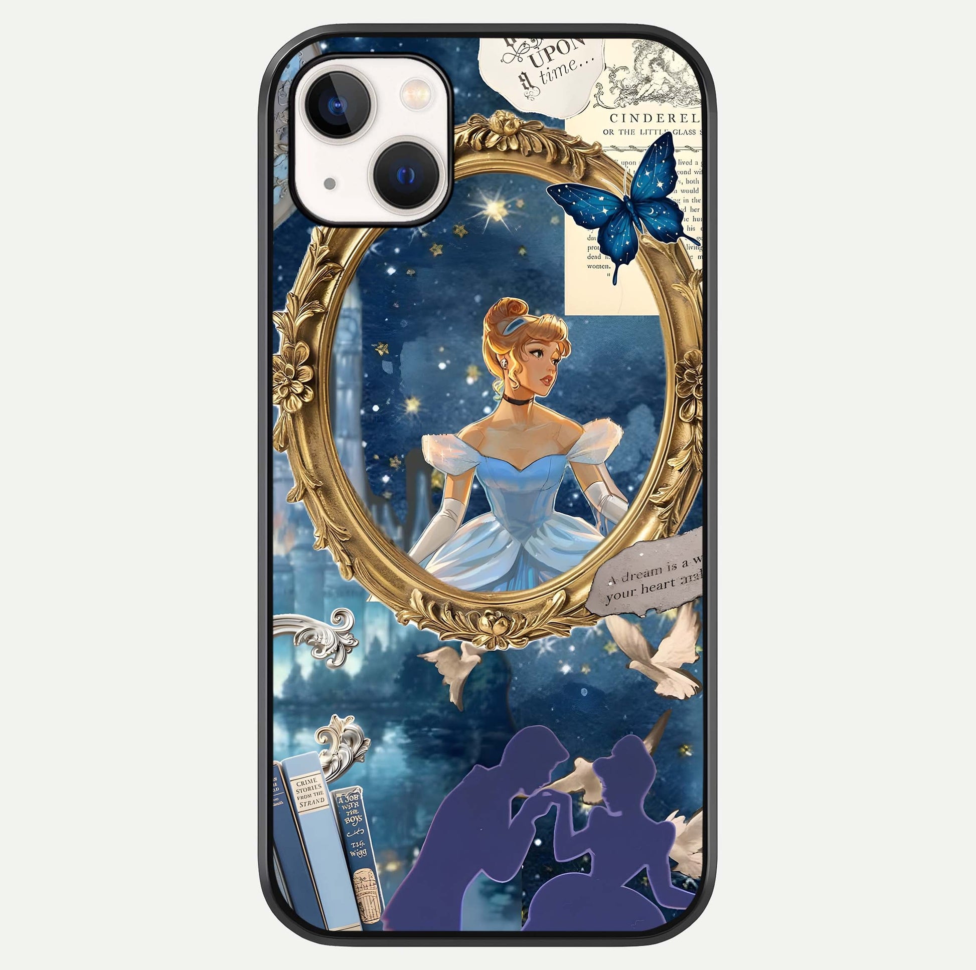 Midnight Queen Glass Case For iPhone 14 Plus by Custom World