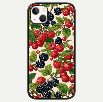 Mixed Berry Collage Glass Case For iPhone 14 Plus by Custom World