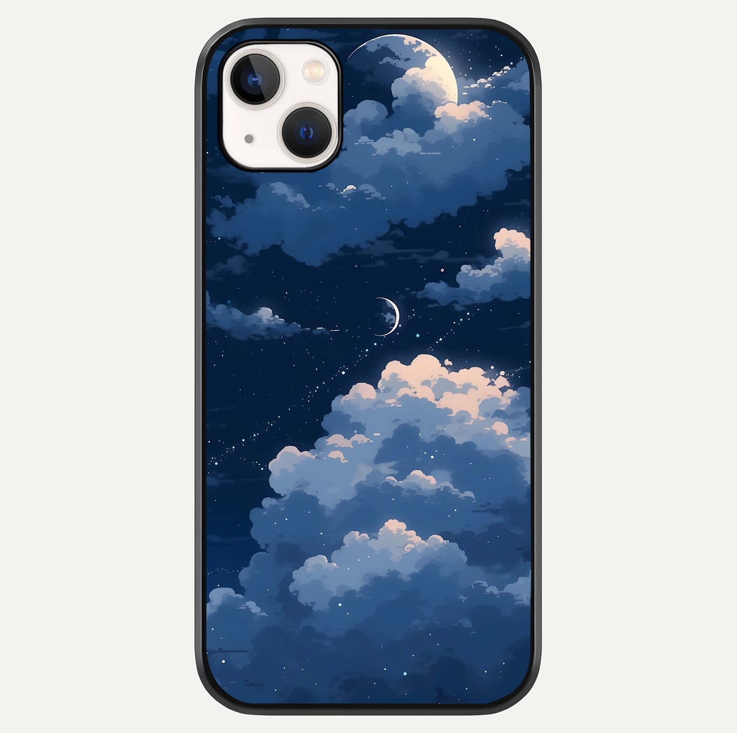 Moon Dream Haze Glass Case For iPhone 14 Plus by Custom World