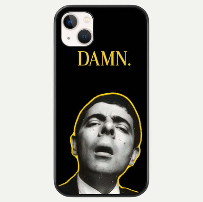 Mr Bean Damn Glass Case For iPhone 14 Plus by Custom World