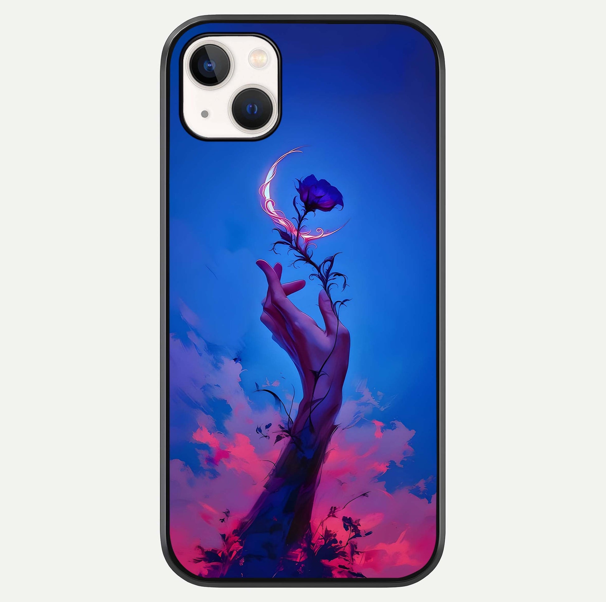 Mystic Hand Glass Case For iPhone 14 Plus by Custom World