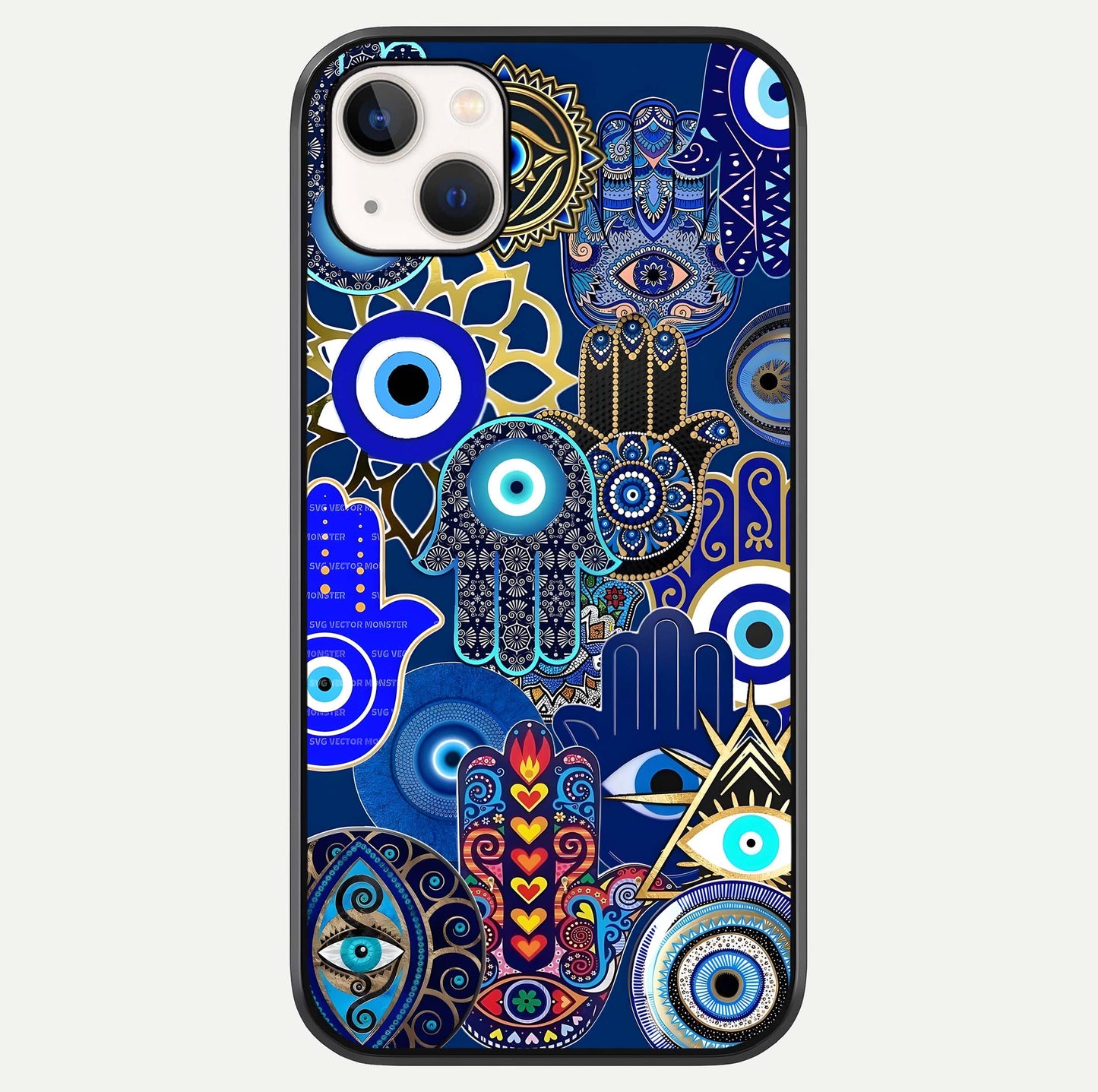 Mystic Palm Guard Glass Case For iPhone 14 Plus by Custom World