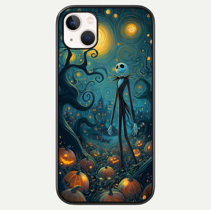 Pumpkin Moonlight Tale Glass Case For iPhone 14 Plus by Custom World
