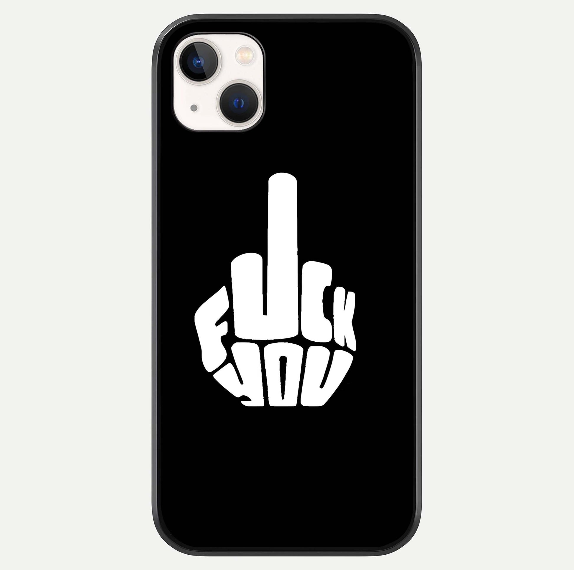 Rebel Mode On Glass Case For iPhone 14 Plus by Custom World