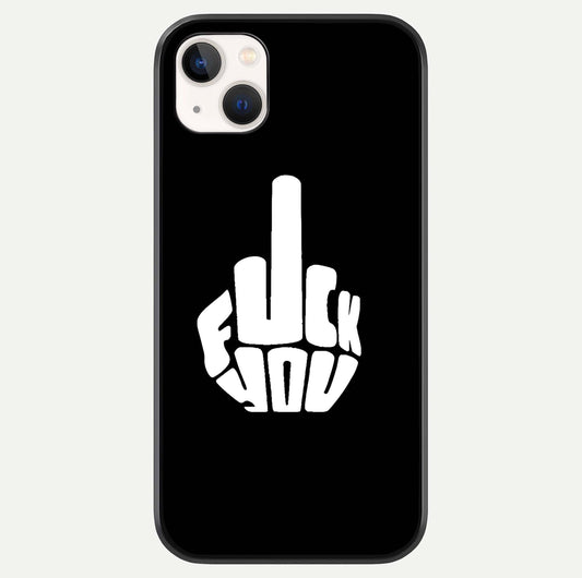 Rebel Mode On Glass Case For iPhone 14 Plus by Custom World