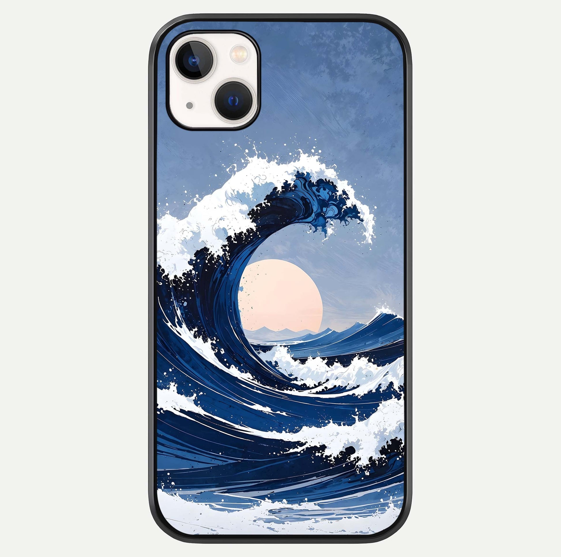 Rising Tide Power Glass Case For iPhone 14 Plus by Custom World