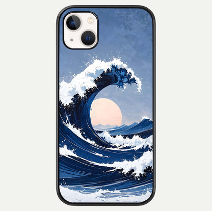 Rising Tide Power Glass Case For iPhone 14 Plus by Custom World