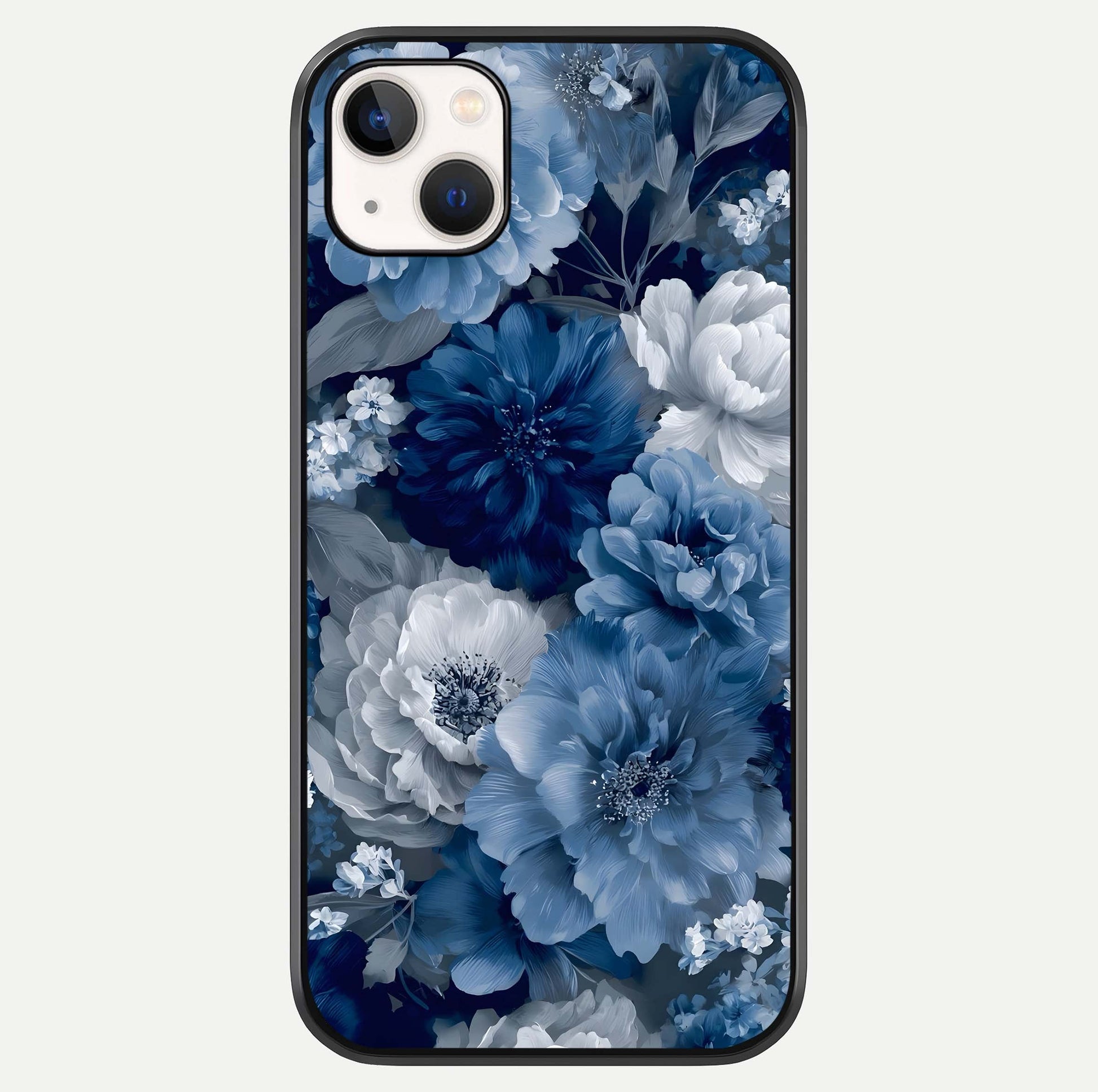 Royal Bloom Garden Glass Case For iPhone 14 Plus by Custom World