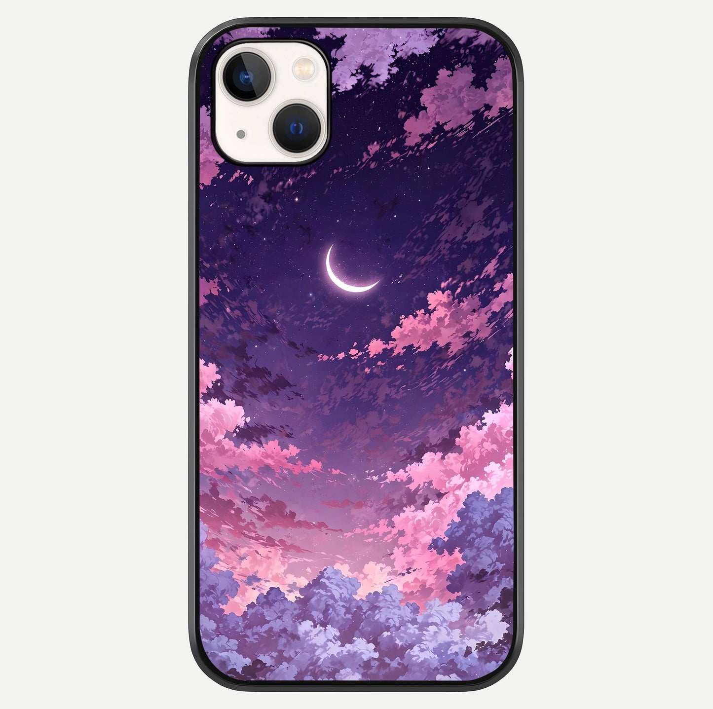 Sky Drift Clouds Glass Case For iPhone 14 Plus by Custom World
