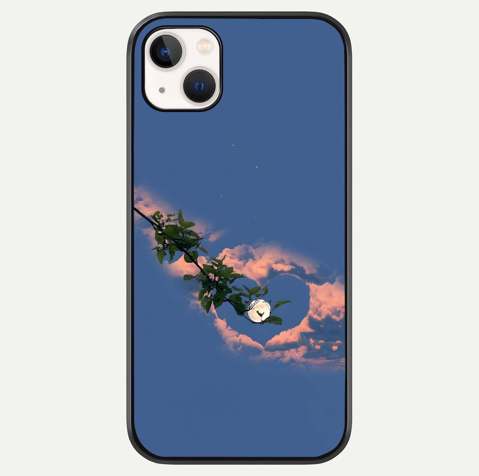 Sky Under Tree Glass Case For iPhone 14 Plus by Custom World