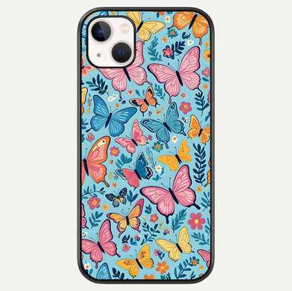 Spring Wing Garden Glass Case For iPhone 14 Plus by Custom World