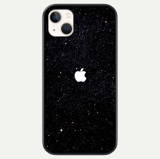 Starry Apple Galaxy Glass Case For iPhone 14 Plus by Custom World
