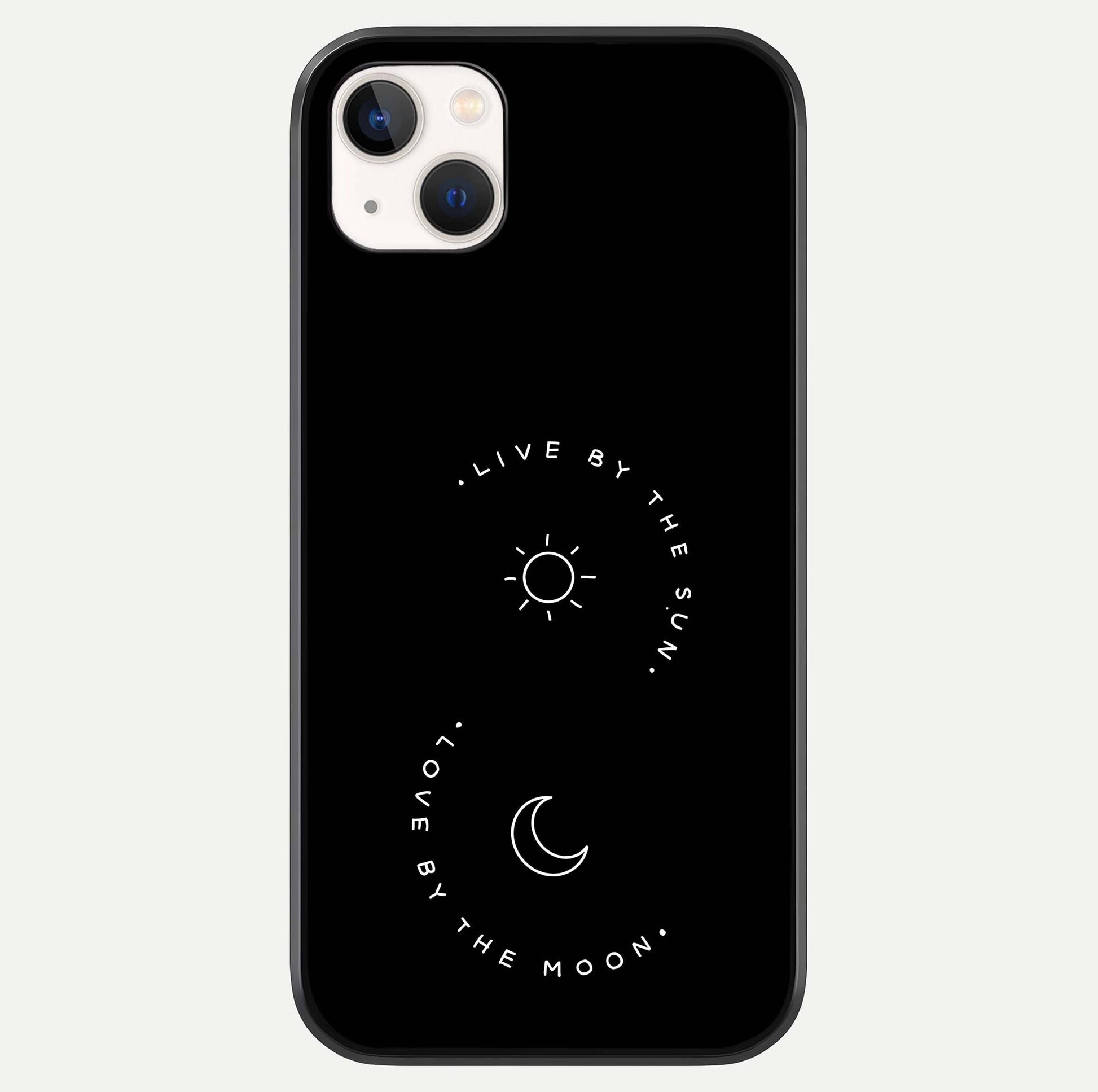 Sun Moon Balance Glass Case For iPhone 14 Plus by Custom World