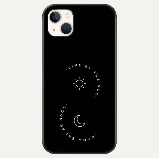 Sun Moon Balance Glass Case For iPhone 14 Plus by Custom World