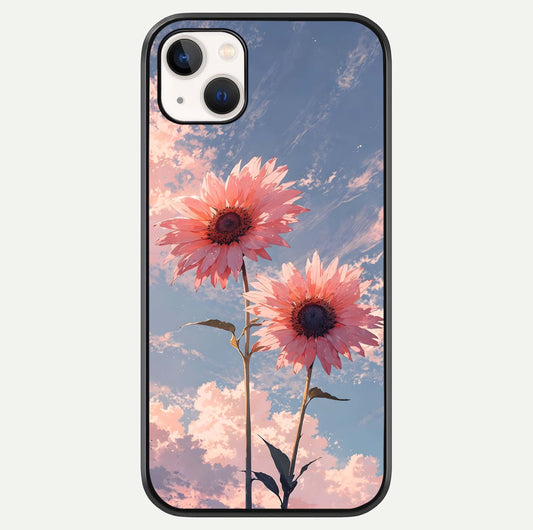 Sunlit Daisy Glow Glass Case For iPhone 14 Plus by Custom World