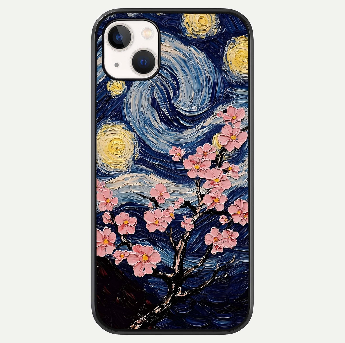 Van Gogh Scenery Glass Case For iPhone 14 Plus by Custom World