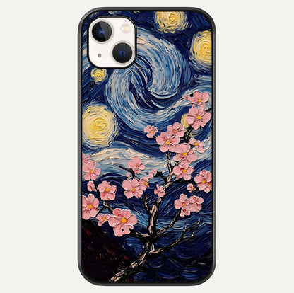 Van Gogh Scenery Glass Case For iPhone 14 Plus by Custom World