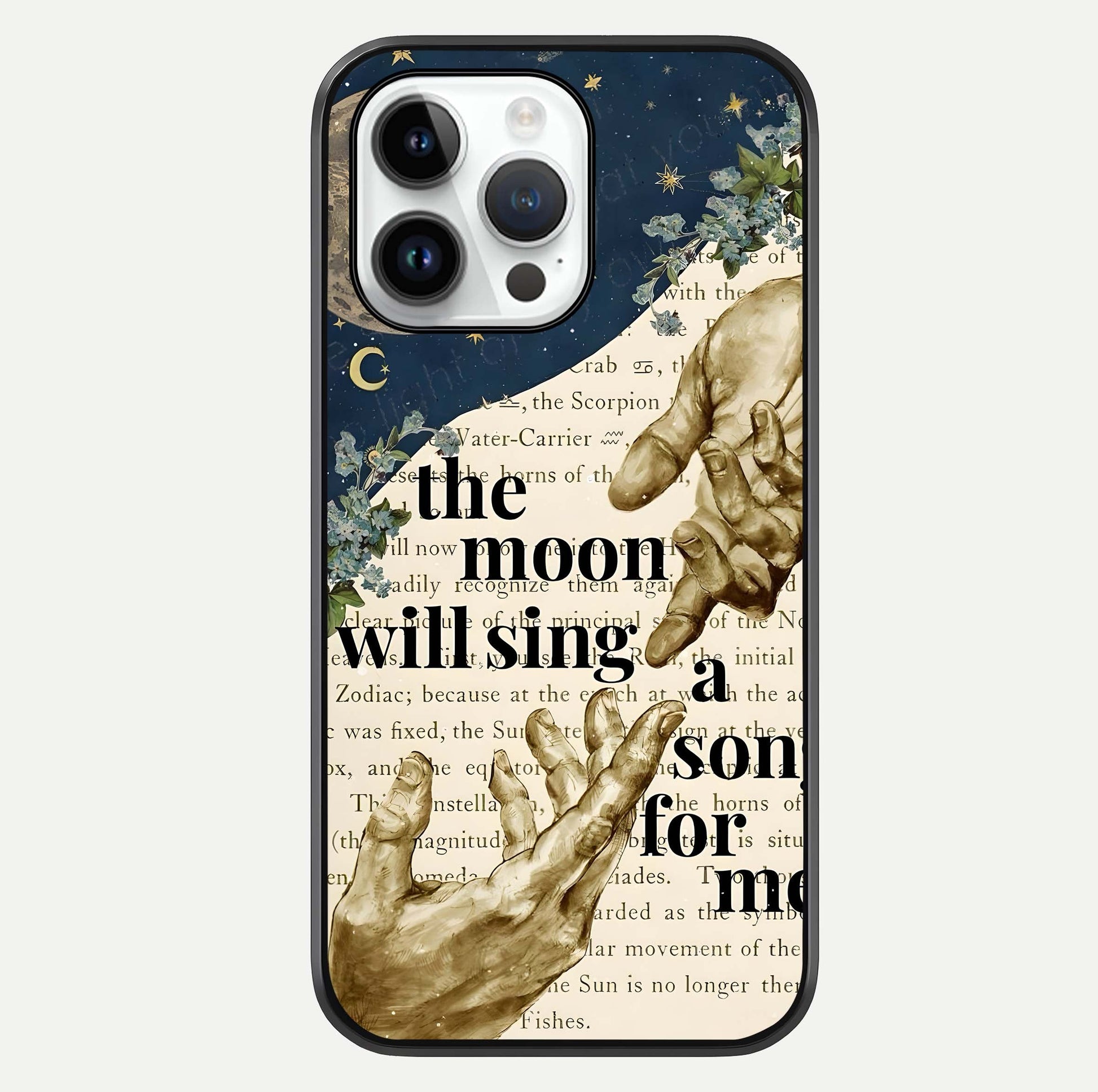 Aesthetic Divine Glass Case For iPhone 16 Pro by Custom World