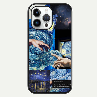 Aesthetic Vando Hands Glass Case For iPhone 16 Pro by Custom World