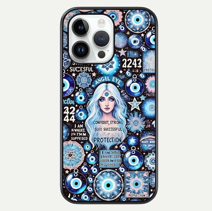 Angel Aura Shield Glass Case For iPhone 16 Pro by Custom World