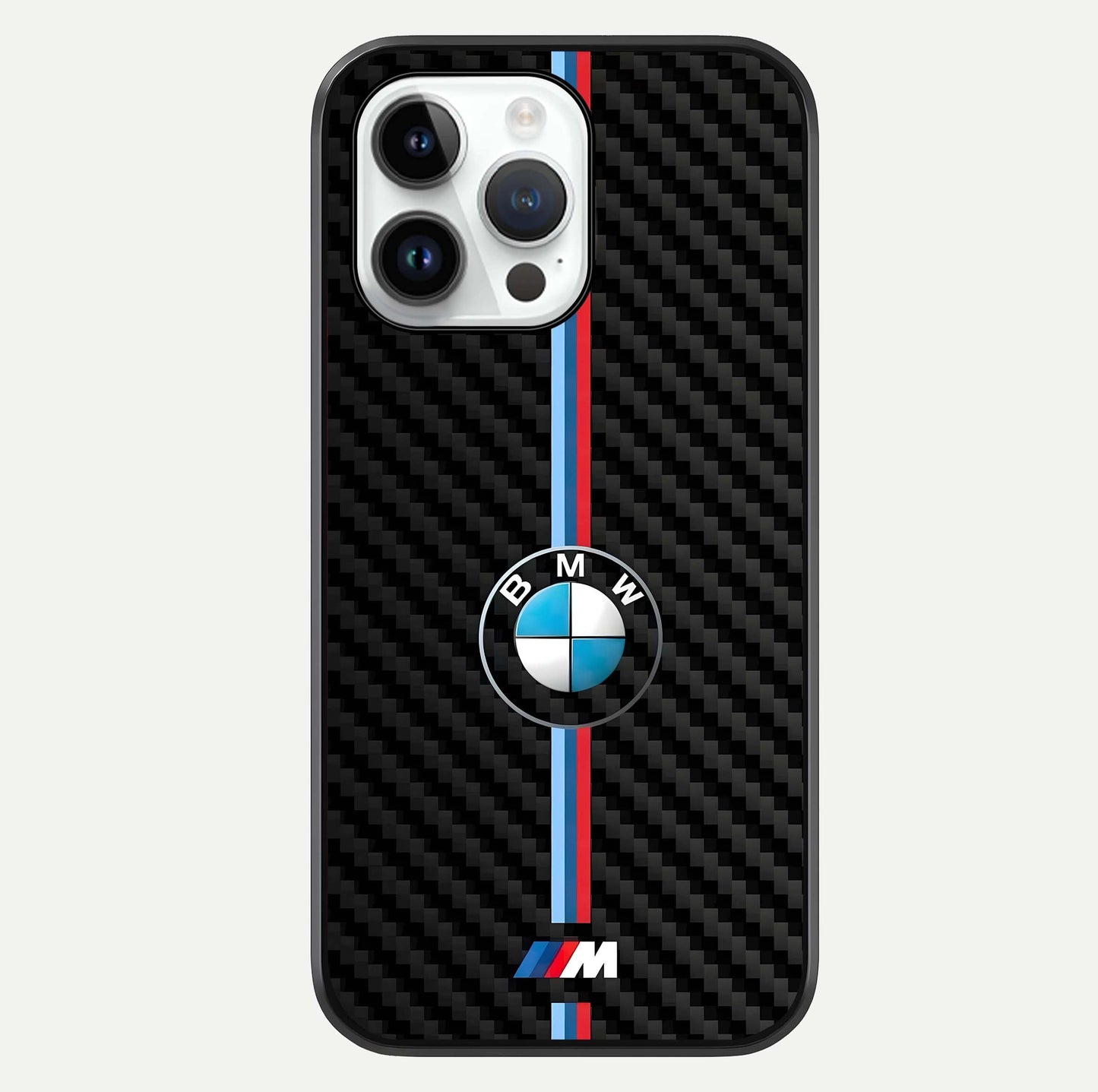 BMW Pattern Glass Case For iPhone 14 Pro by Custom World