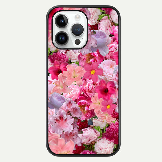 Bloom Crush Fantasy Glass Case For iPhone 16 Pro by Custom World