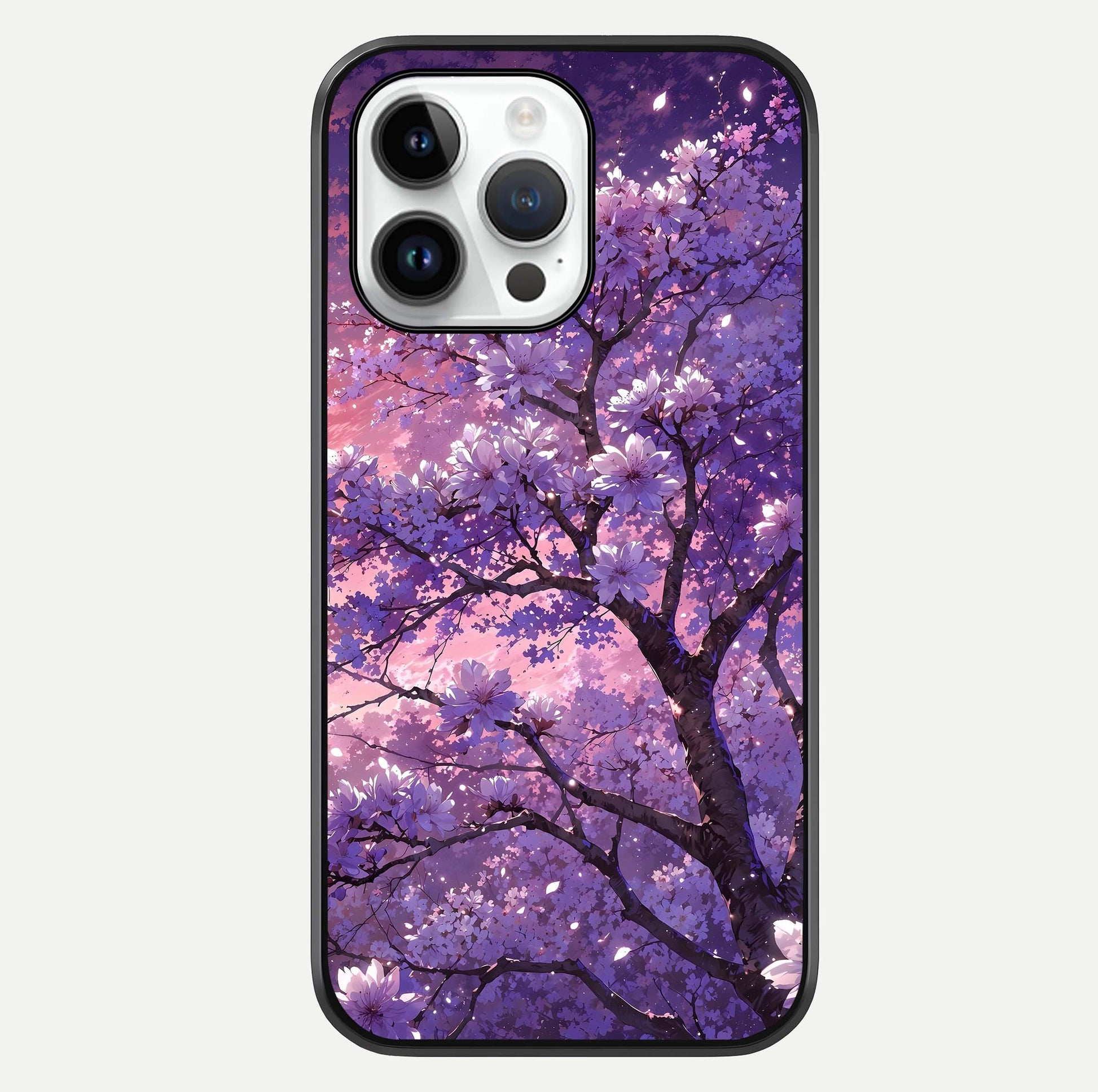Blossom Tree Glass Case For iPhone 14 Pro by Custom World