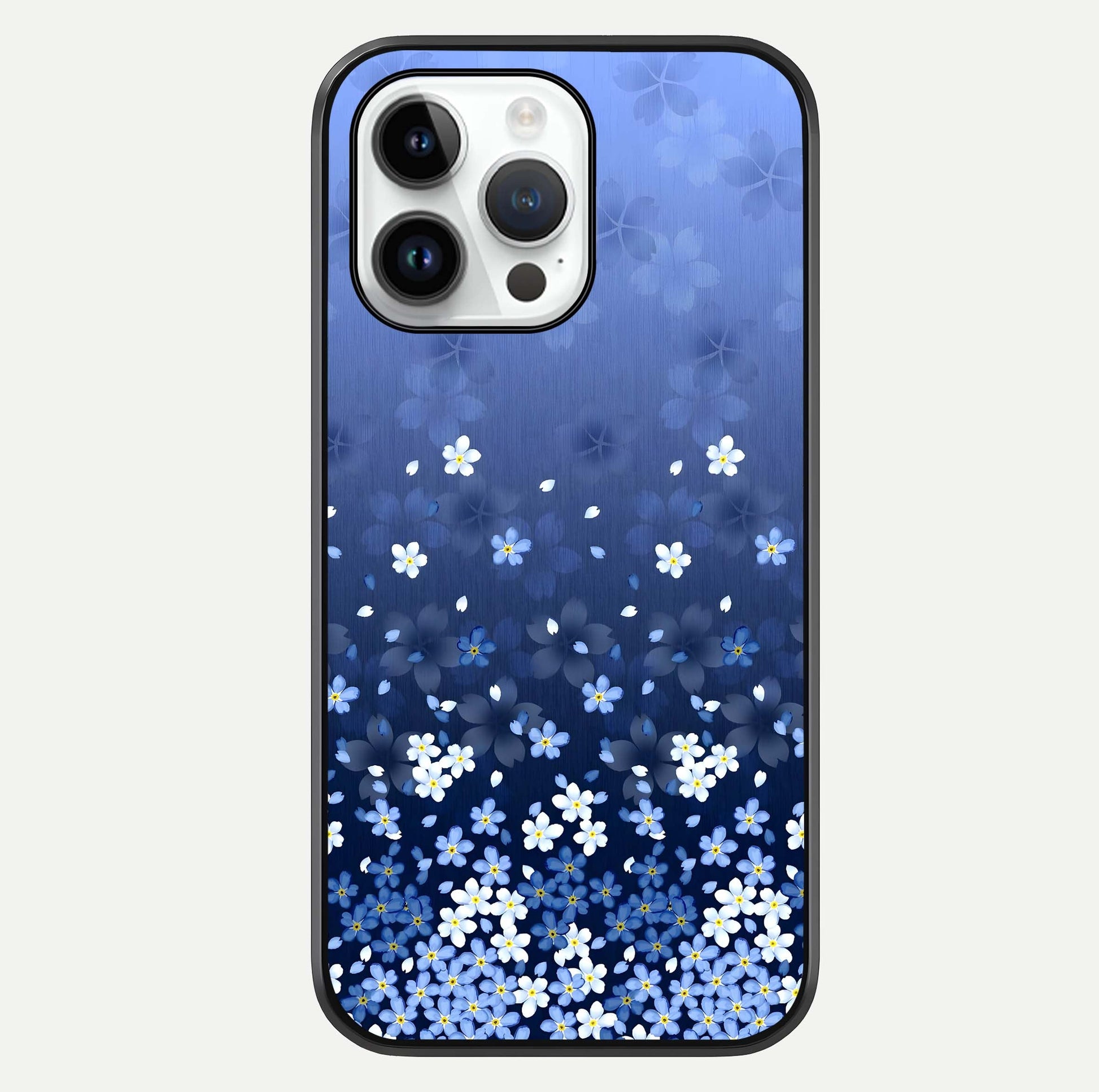 Blue Starry Glass Case For iPhone 16 Pro by Custom World