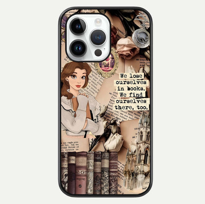 Bookish Dream World Glass Case For iPhone 14 Pro by Custom World