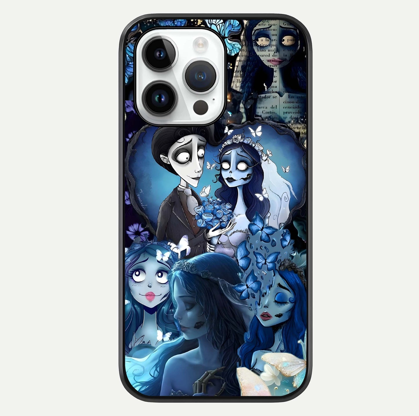 Butterfly Ghost Soul Glass Case For iPhone 14 Pro by Custom World