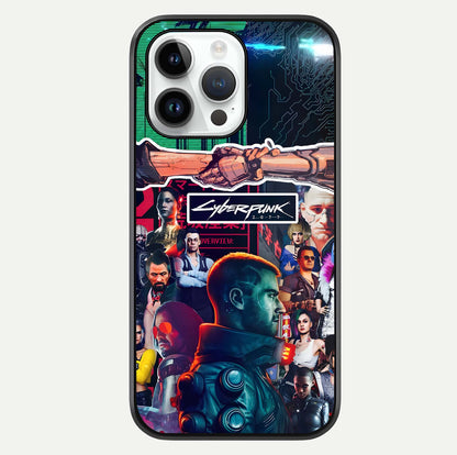 CYBERPUNK Legacy Glass Case For iPhone 14 Pro by Custom World