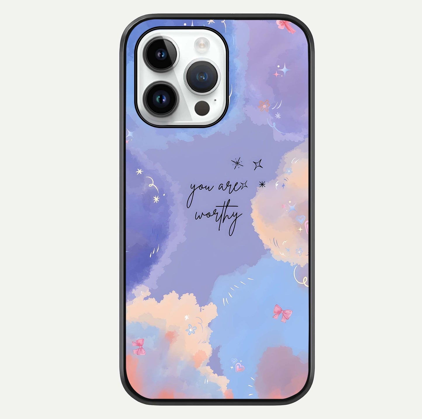 Celestial Cloud Magic Glass Case For iPhone 14 Pro by Custom World