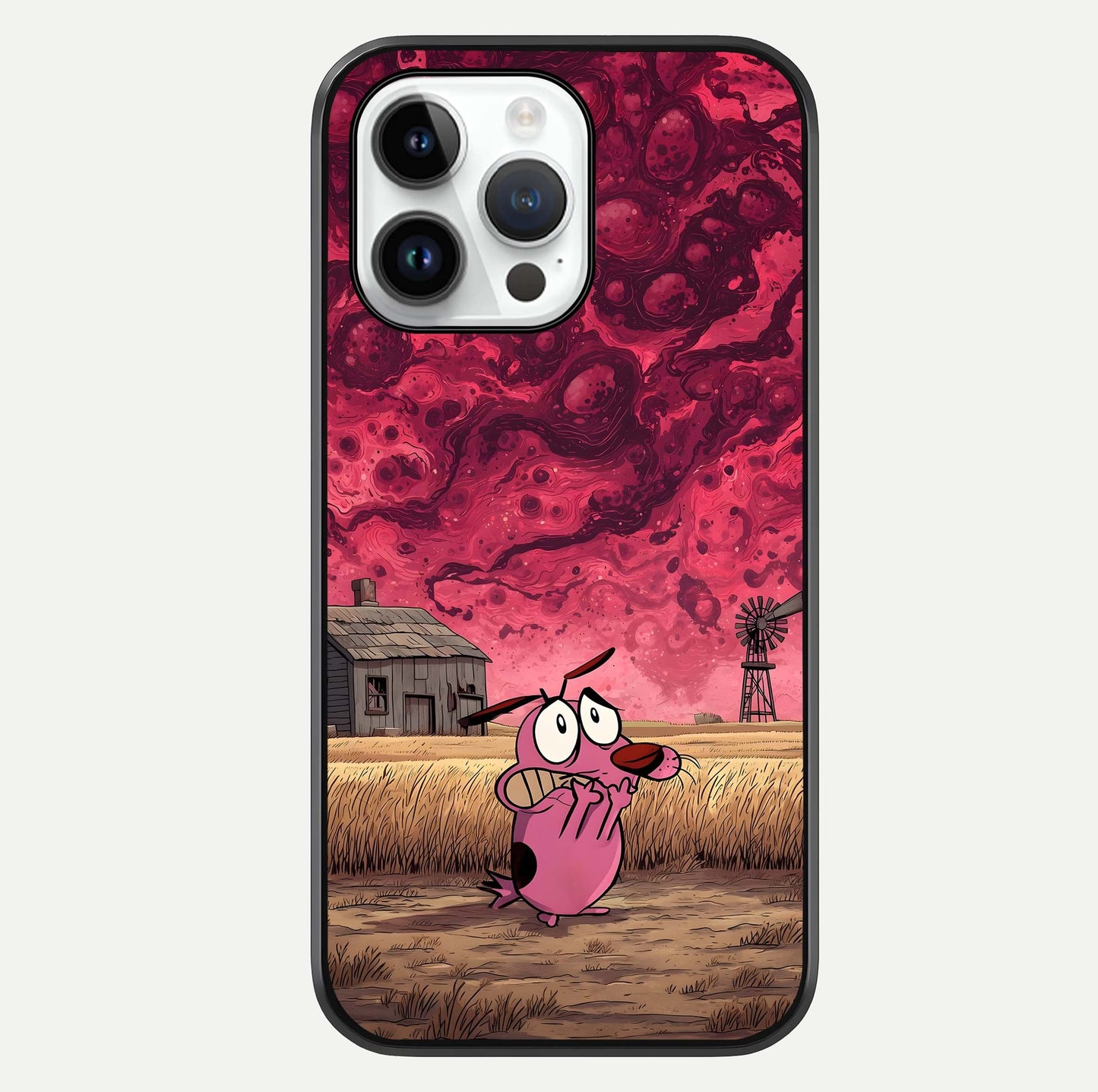Courage Under Sky Glass Case For iPhone 14 Pro by Custom World