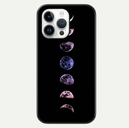 Crimson All Planets Glass Case For iPhone 14 Pro by Custom World