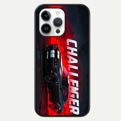 Crimson Challenger Fury Glass Case For iPhone 14 Pro by Custom World
