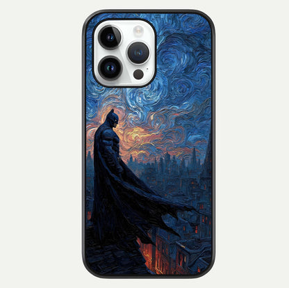 Dark Knight Dusk Glass Case For iPhone 14 Pro by Custom World