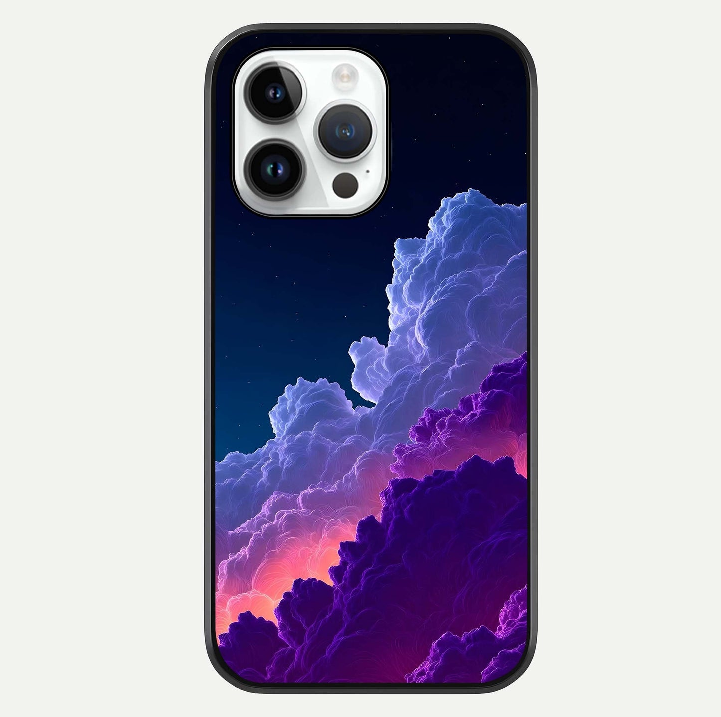 Dreamy Cloud Skies Glass Case For iPhone 14 Pro by Custom World