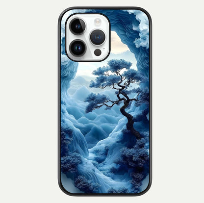 Frozen Serenity Gate Glass Case For iPhone 14 Pro by Custom World