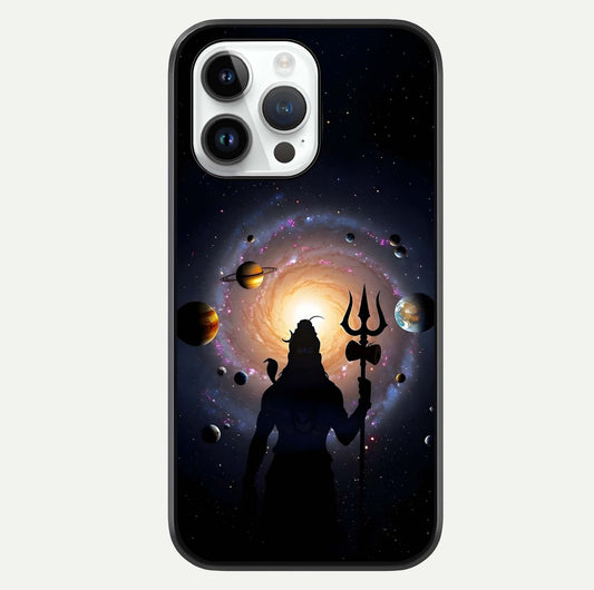 Galactic Shiva Vision Glass Case For iPhone 14 Pro by Custom World
