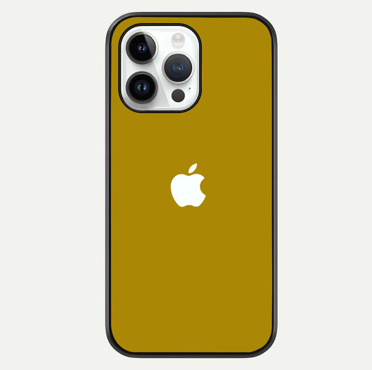 Golden Luxe Aura Glass Case For iPhone 14 Pro by Custom World